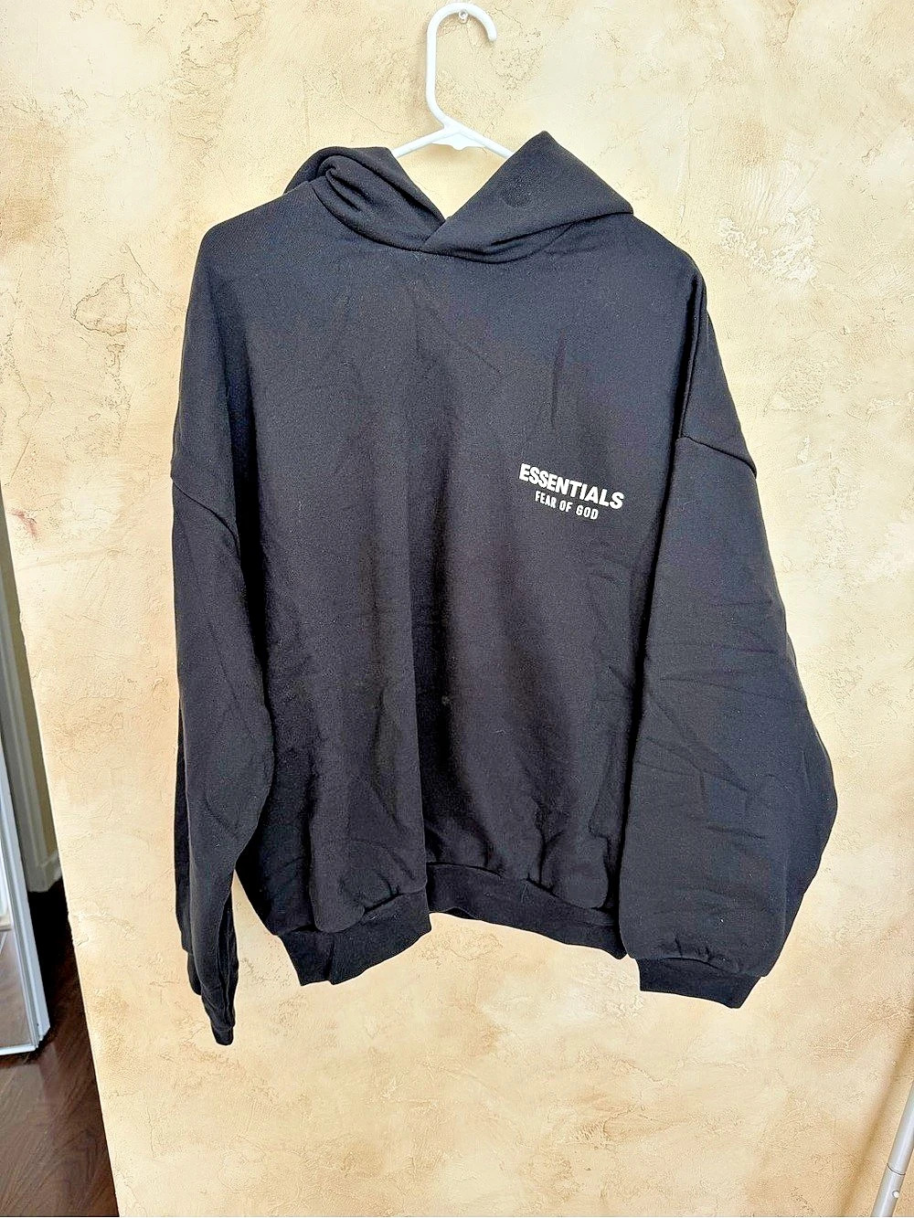 Fear of God Essentials Pullover Hoodie Black Size Small NWT